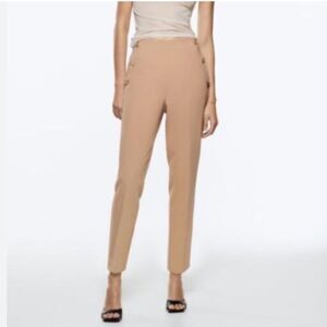 Zara High Rise Sailor Pant Sz M NWT